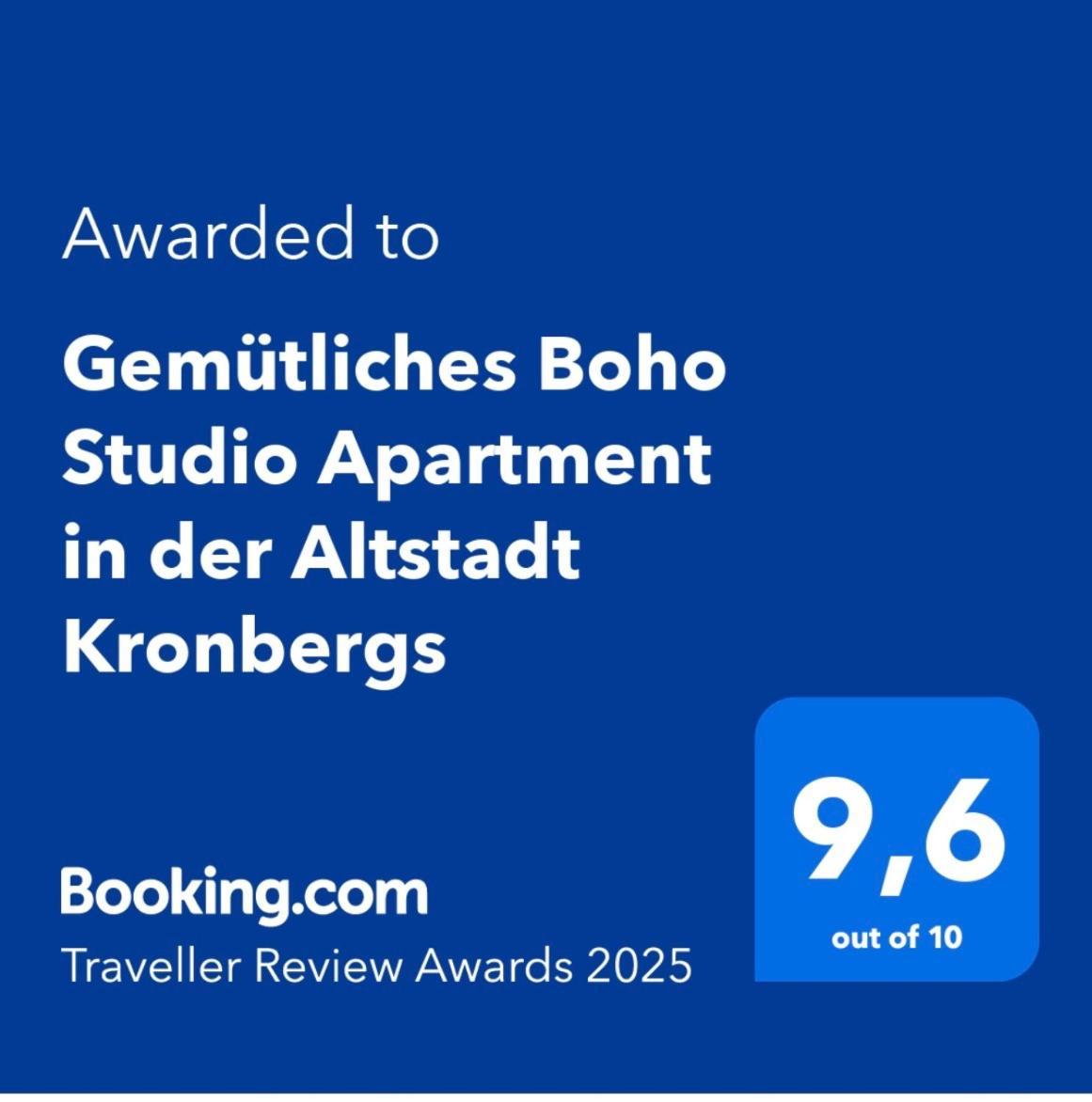 Gemuetliches Boho Studio Apartment In Der Altstadt Kronbergs Kronberg im Taunus Buitenkant foto